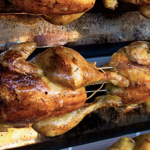 poulet roti de la rotisserie du primeur cestas