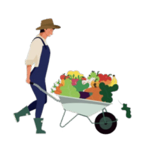 logo du panier du primeur, primeur de produits bio à Cestas